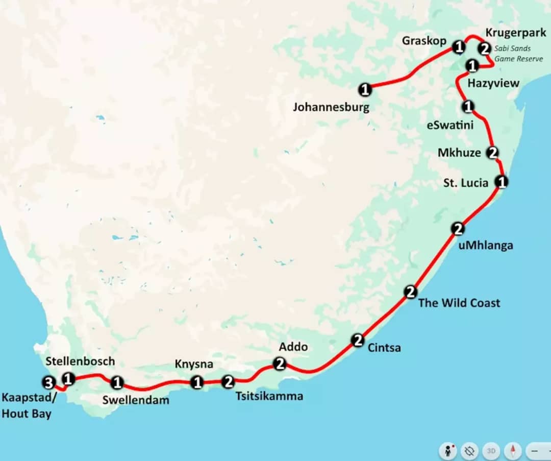 De ultieme Zuid-Afrika autoreis (28 dagen)