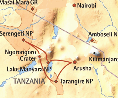 Ongerept Tanzania incl. Selous & Zanzibar (16 dagen) - cat. Standard