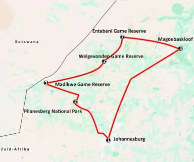 De Big Five Route van Zuid-Afrika (16 dagen)