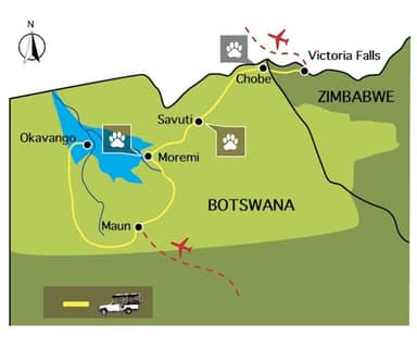 Botswana Baobabs en Delta Safari (13 dagen)