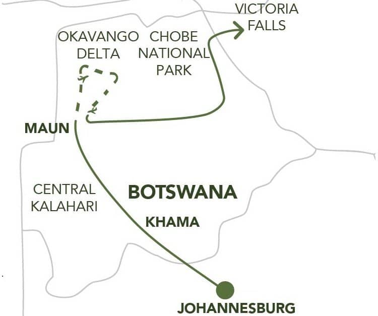 Op avontuur door Botswana (16 dagen)