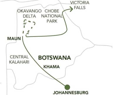Op avontuur door Botswana (16 dagen)