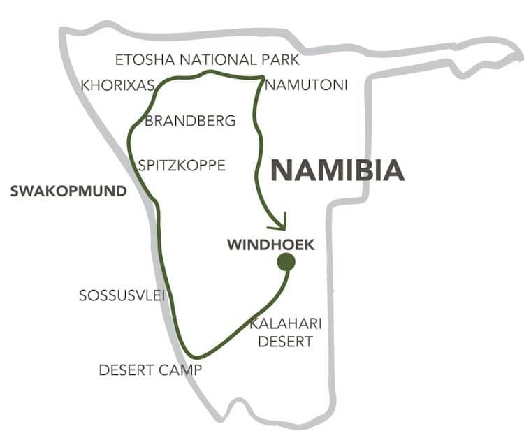 Op avontuur door Namibië (14 dagen)