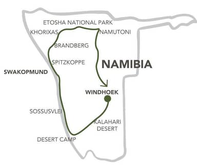 Op avontuur door Namibië (14 dagen)