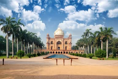 Tombes en tuinen in New Delhi