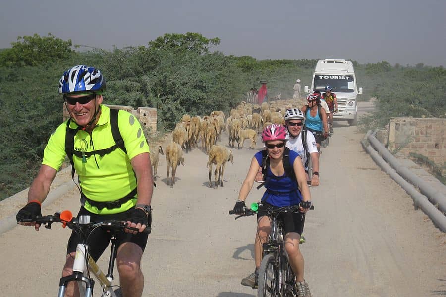 Fietsen in Jaipur