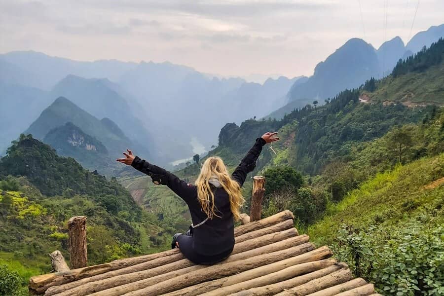 5-daagse Ha Giang Loop, achter op de motor