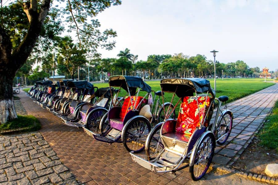 Cyclo- en foodtour Hue