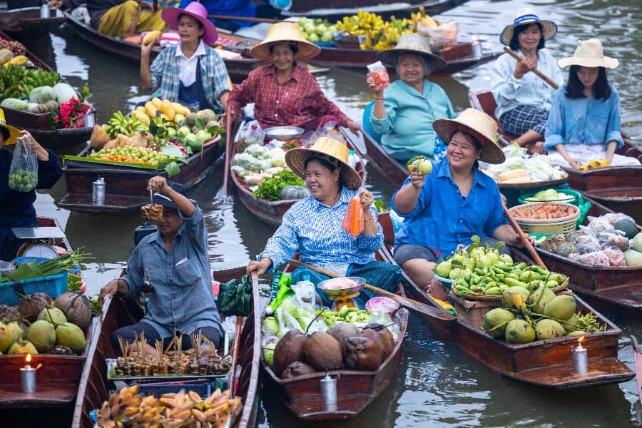 Drijvende Markt en River Kwai Tour