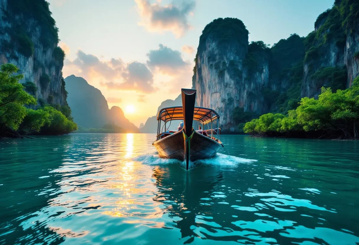 Vakantie Phang Nga: ontdek de baai van kalksteen