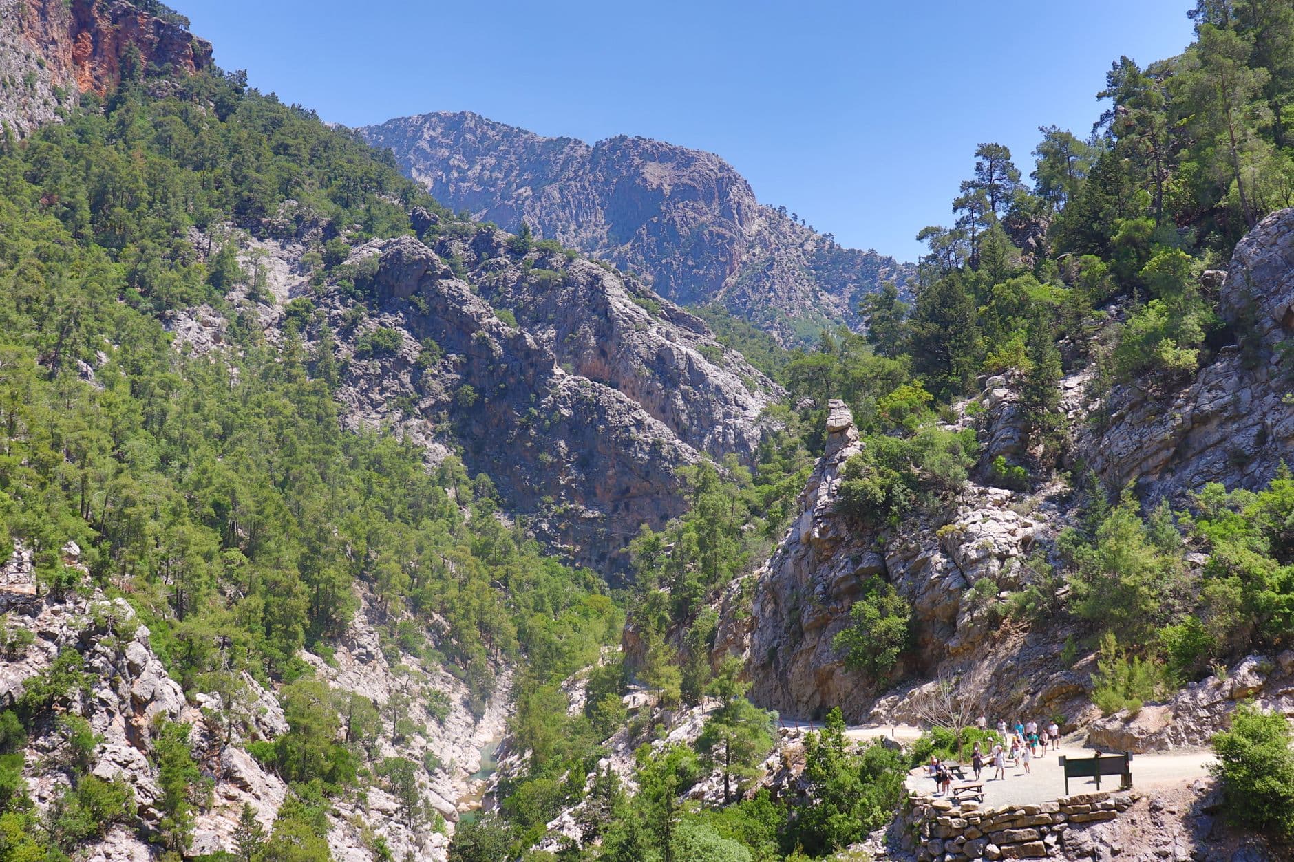De Samaria-kloof op Kreta