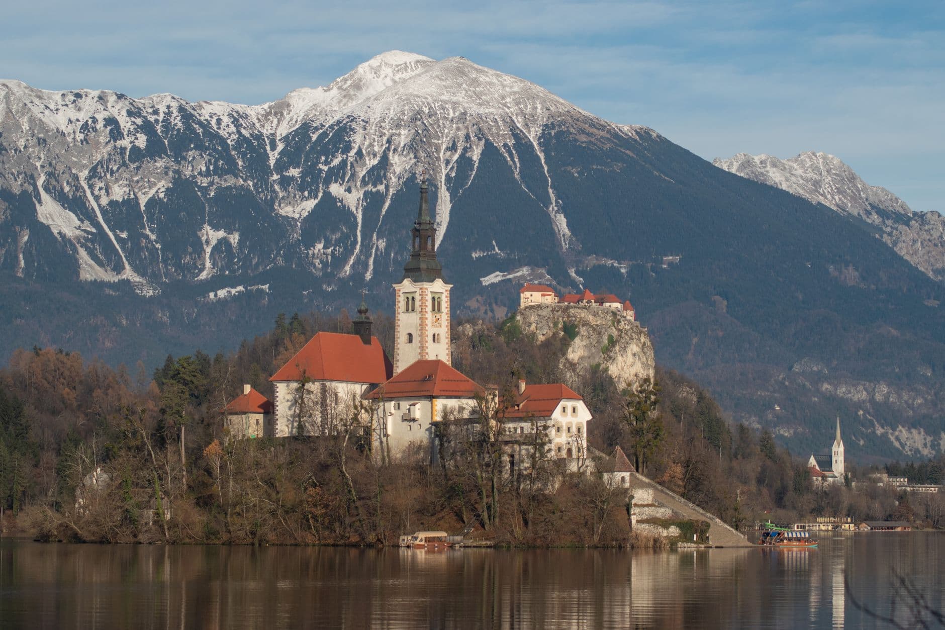 Camping bij het Bledmeer in Slovenië