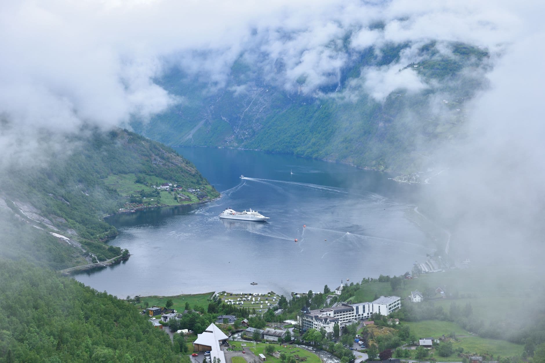 Cruise door de Noorse fjorden