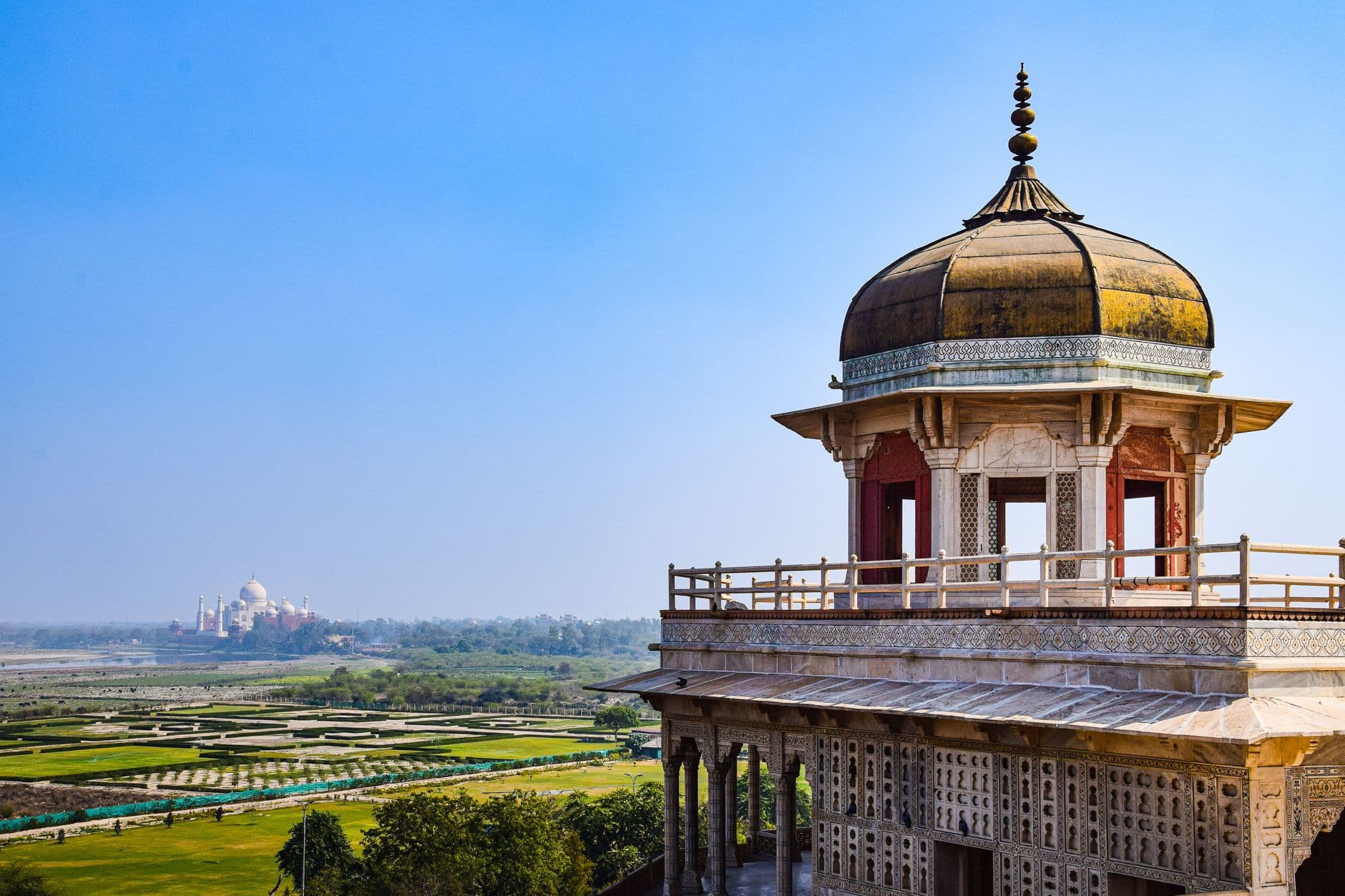 De Taj Mahal in India