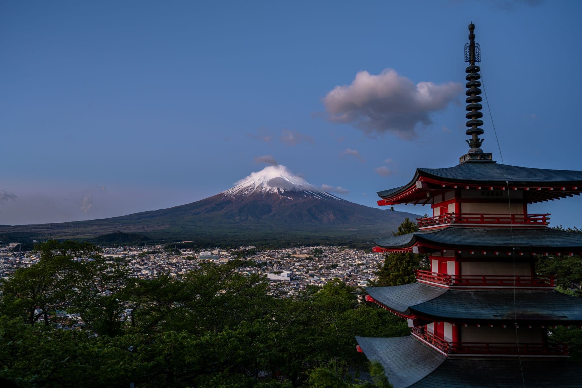 Landschap in Japan