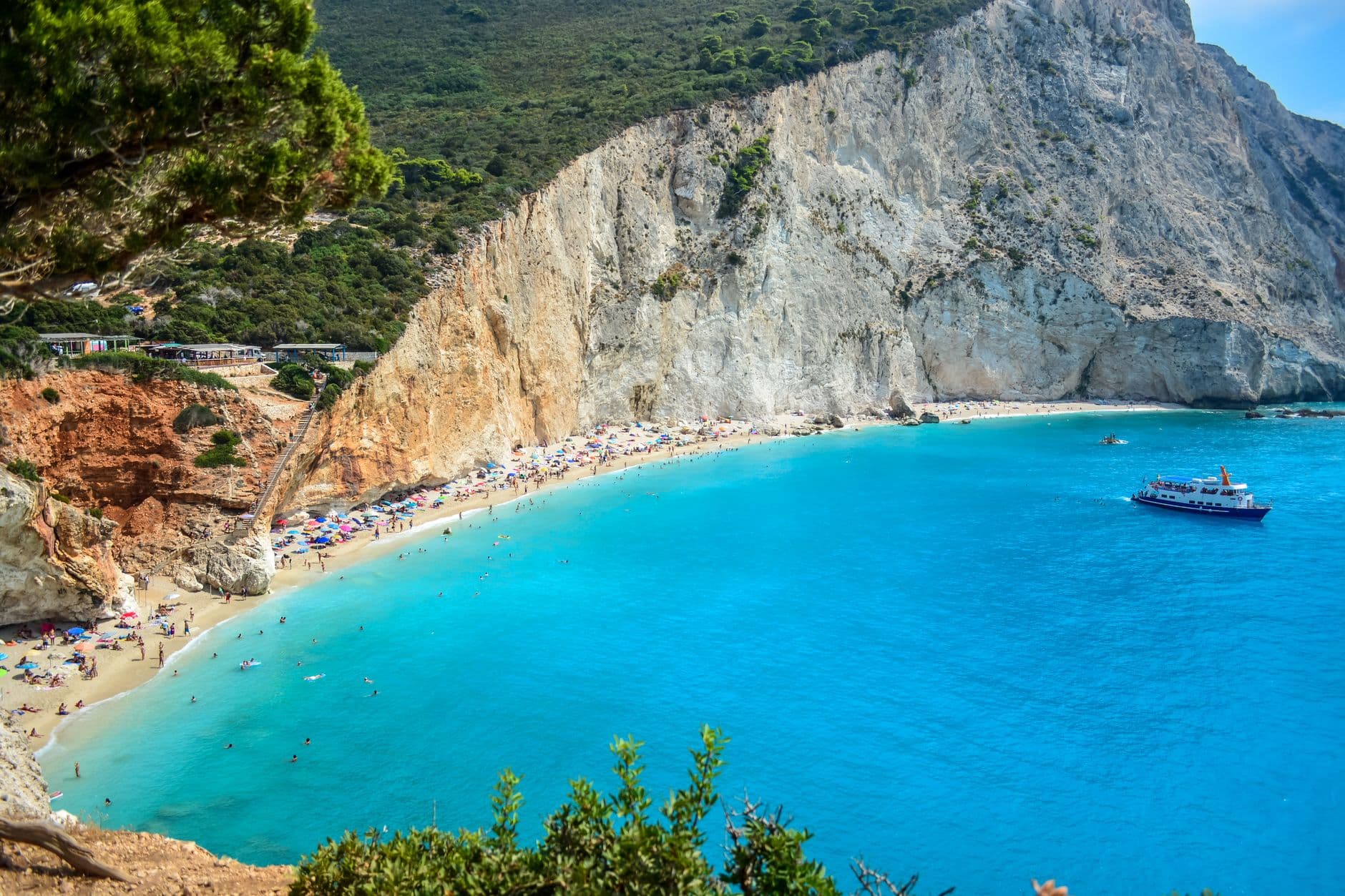 Kust van Lefkas, Griekenland