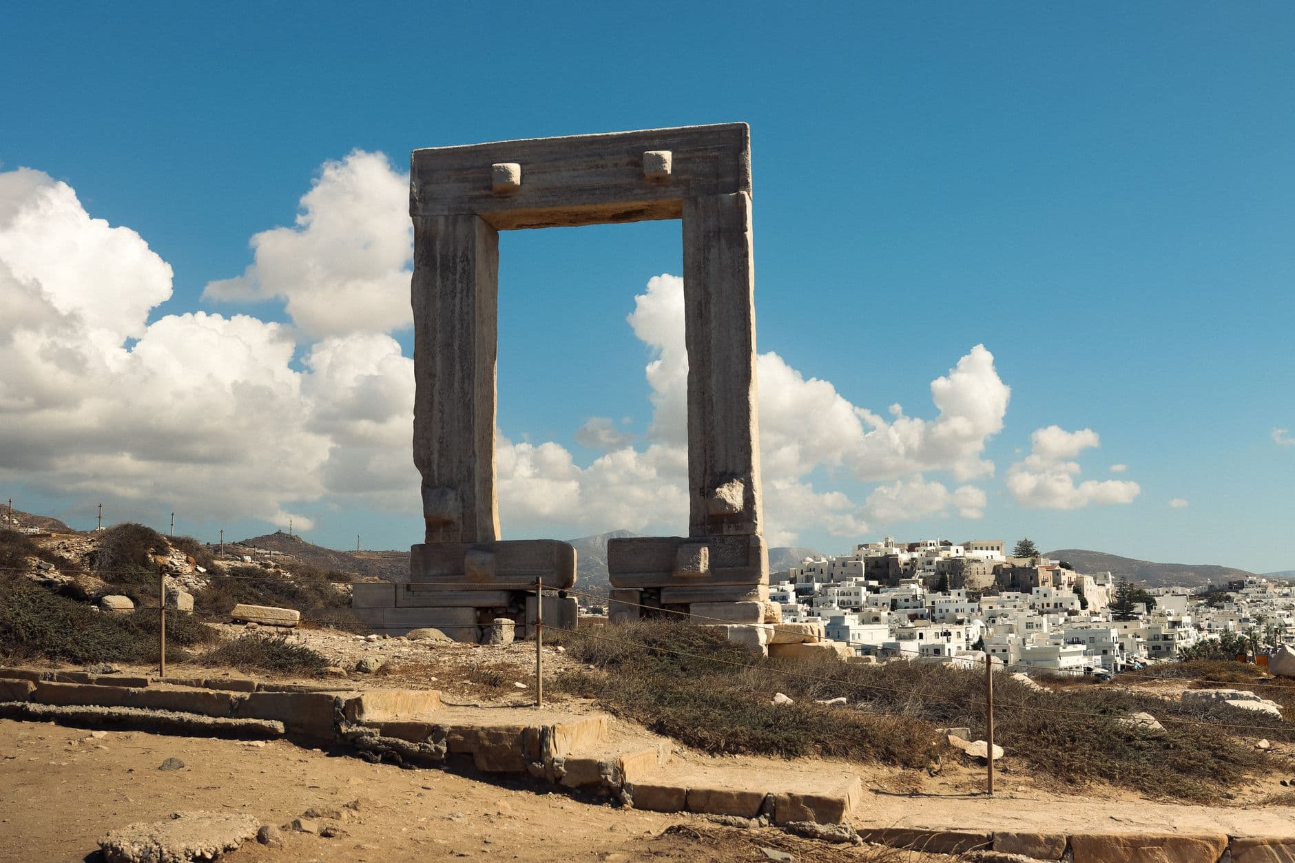 Naxos in de Cycladen, Griekenland