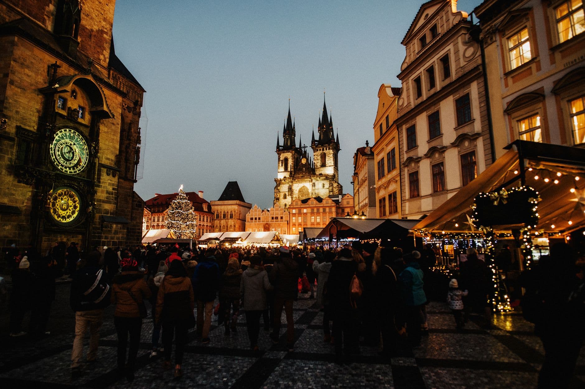 Kerstmarkt Praag