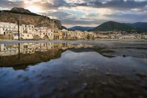 coastline of cefalu