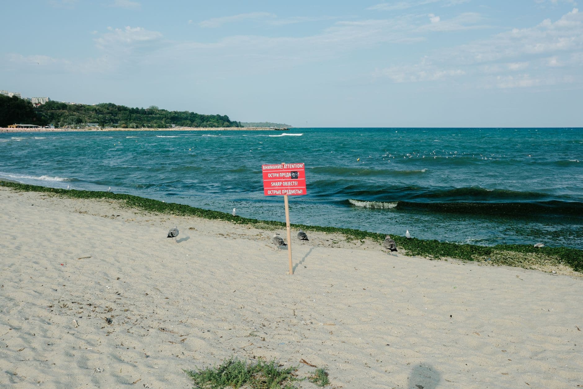 De Zwarte Zeekust bij Sunny Beach in Bulgarije