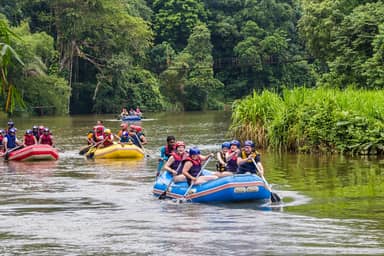 Trekking en raften in Kithulgala