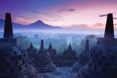 Zonsopkomst Borobudur